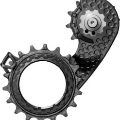 AbsoluteBLACK Oversized Derailleur Cage For Shimano R9200 12sp Black