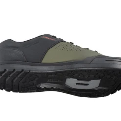 Shimano AM503 MTB Shoes - Olive -Shimano shop Shimano AM503 MTB Shoes Olive Side Angle