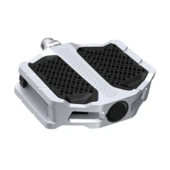 Shimano PD-EF205 Flat Pedals With Resin Plate - Silver