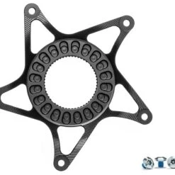 AbsoluteBLACK E-Bike 50mm Spider For Shimano Steps Black