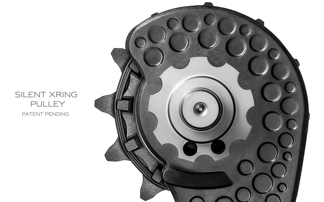 AbsoluteBLACK Oversized Derailleur Cage For Shimano R8100 12sp Red 2 AbsoluteBLACK Oversized Derailleur Cage For Shimano R8100 12sp Red - Image 2