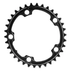 AbsoluteBLACK Premium Oval Road 34T Inner Chainring Black Shimano